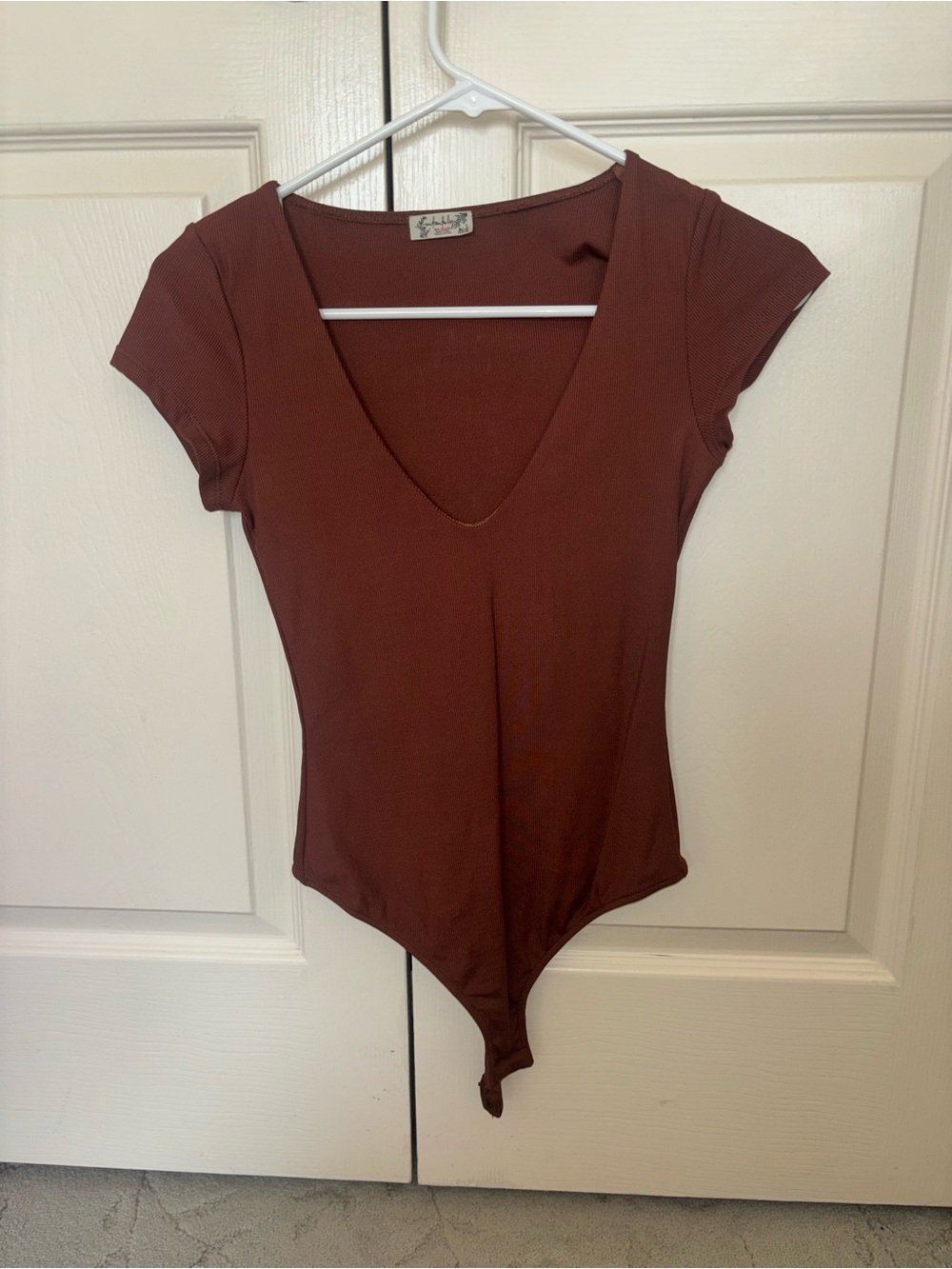free people v neck bodysuit